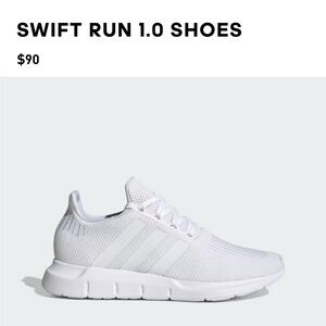 Adidas White Cloudfoam Sneakers